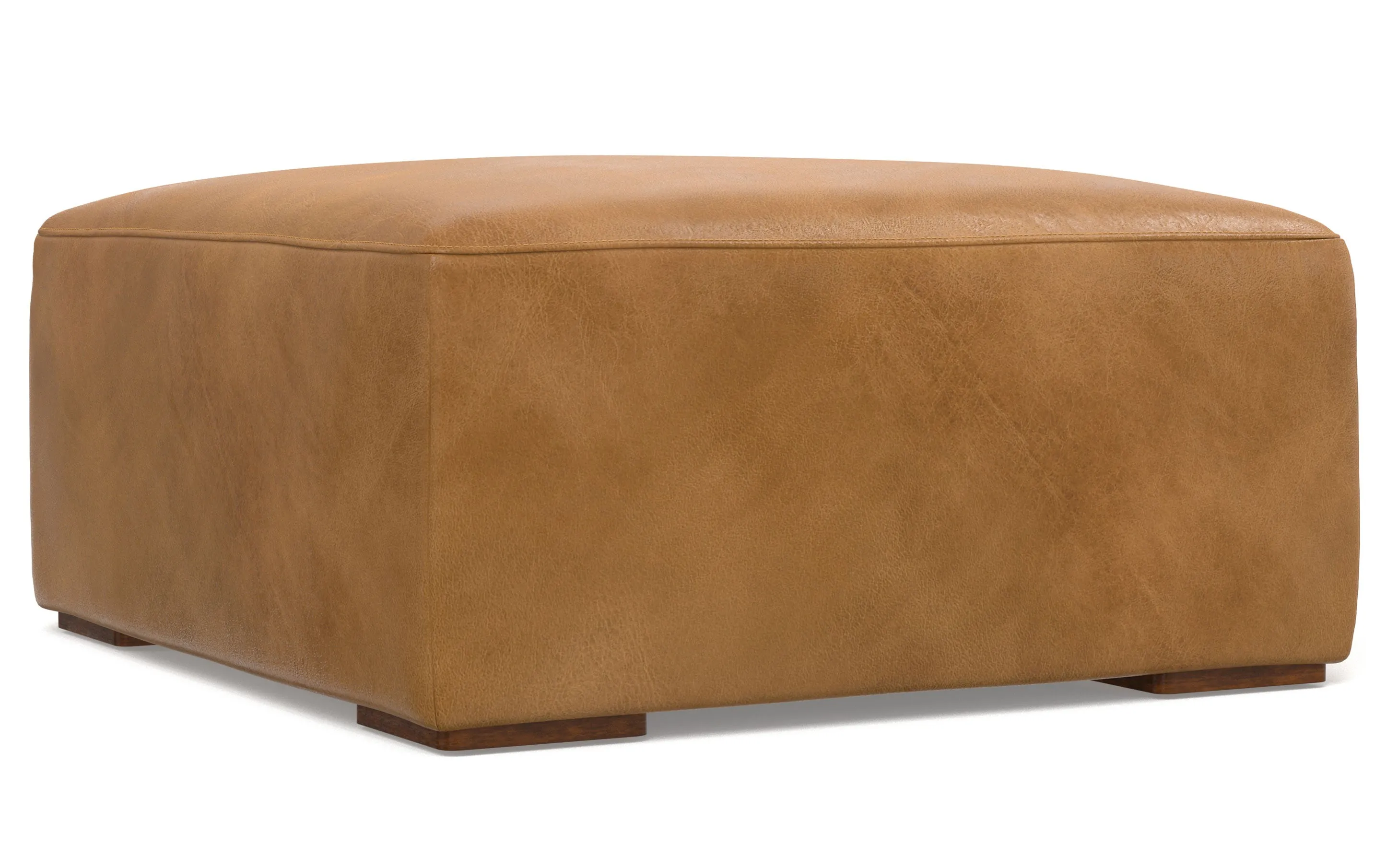 Rex Ottoman in Genuine Leather