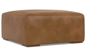Rex Ottoman in Genuine Leather
