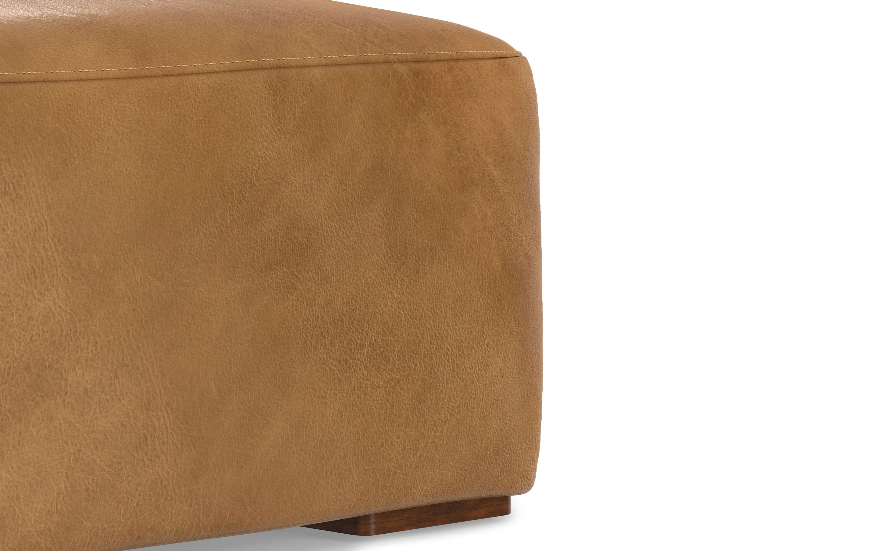 Rex Ottoman in Genuine Leather
