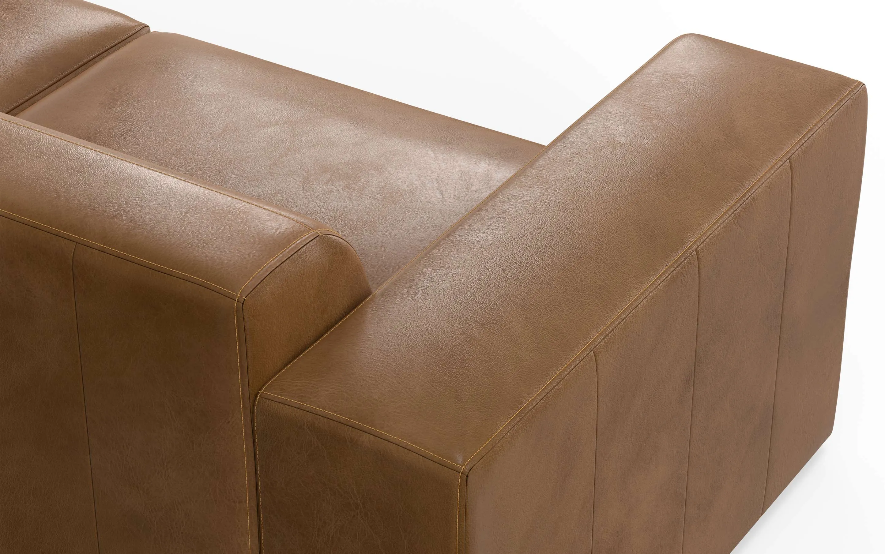 Rex Ottoman in Genuine Leather