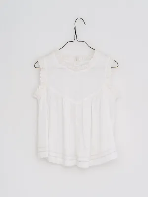 Rosa Sun Blouse - White