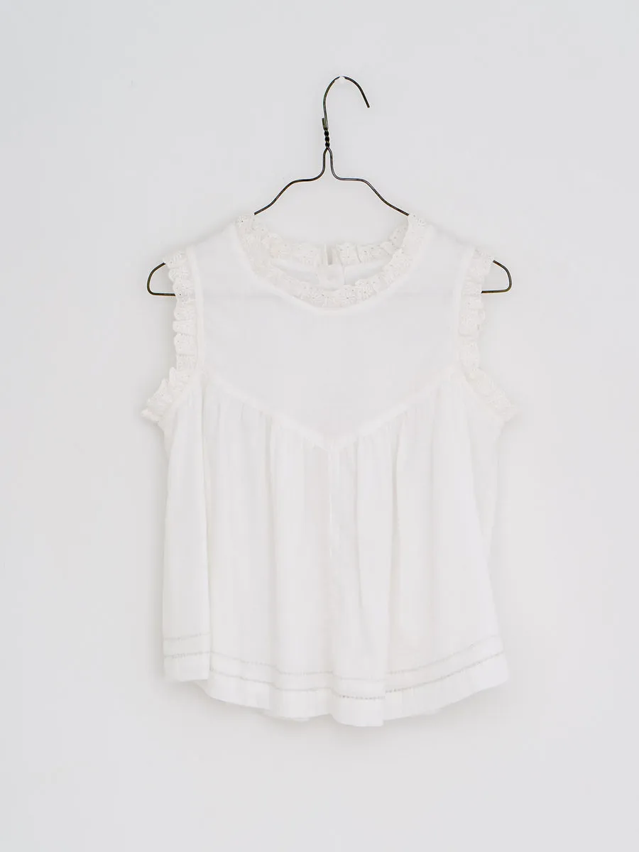 Rosa Sun Blouse - White
