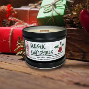 Rustic Christmas | Candle 6 oz - Warm Citrus, Sweet Floral, Spice