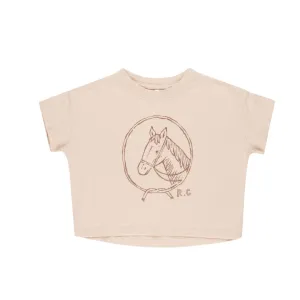 Rylee and Cru Boxy Tee - Horse