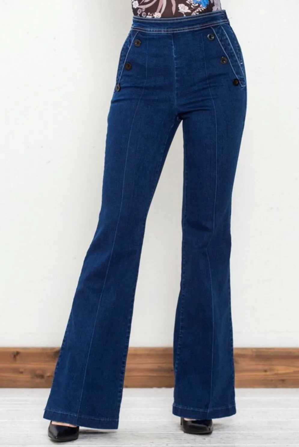 Selma bell bottom jeans