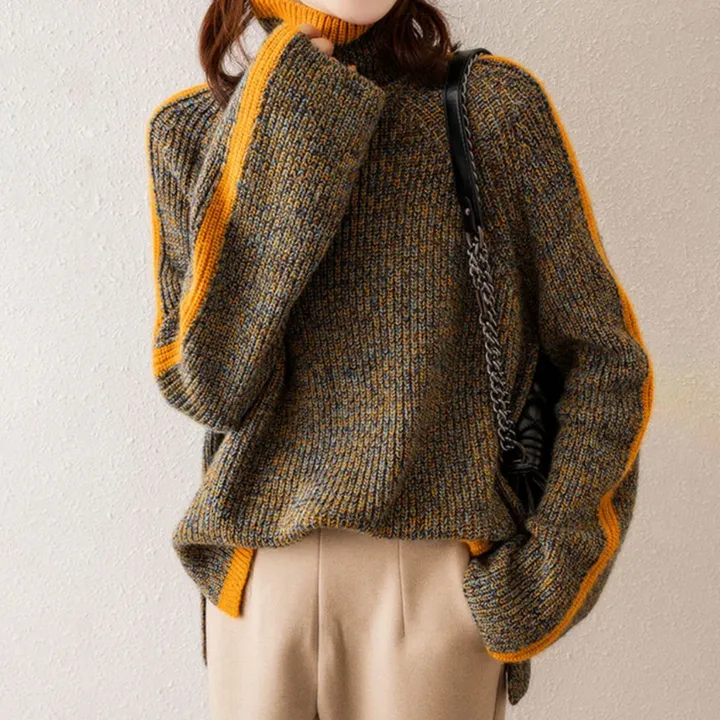 Serena | luxury soft-knit turtleneck jumper for women