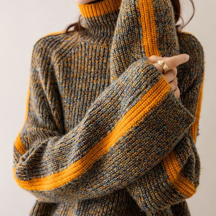 Serena | luxury soft-knit turtleneck jumper for women
