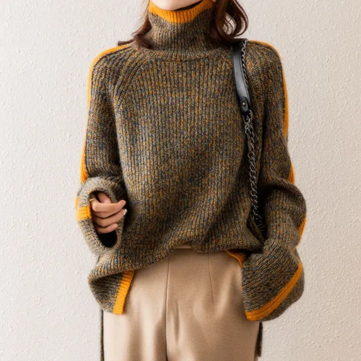 Serena | luxury soft-knit turtleneck jumper for women