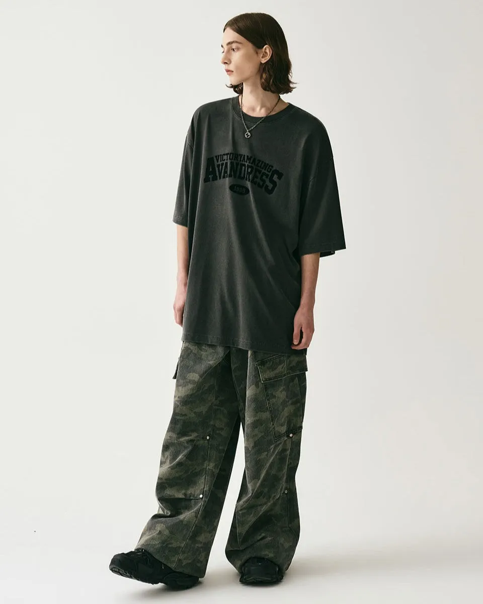 Shadow Terrain Wide-Leg Cargo Trousers