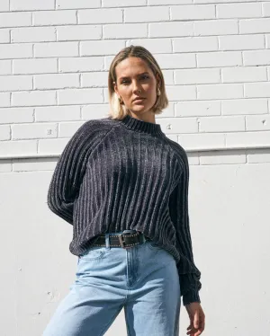 She Savage Sweater - Dark Grey