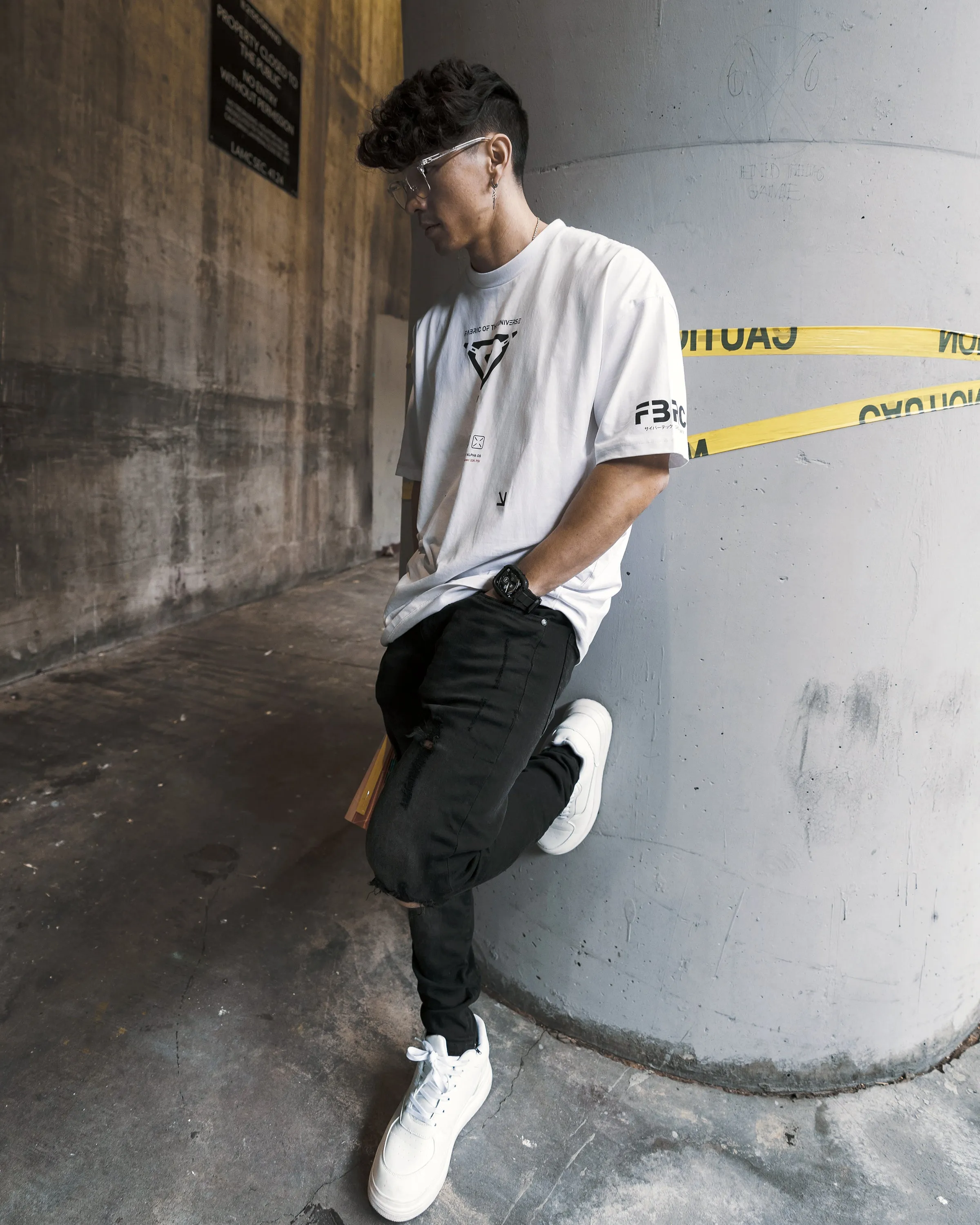 Shinigami White Oversized Short Sleeve T