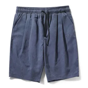 Short ample décontracté à taille élastique vintage