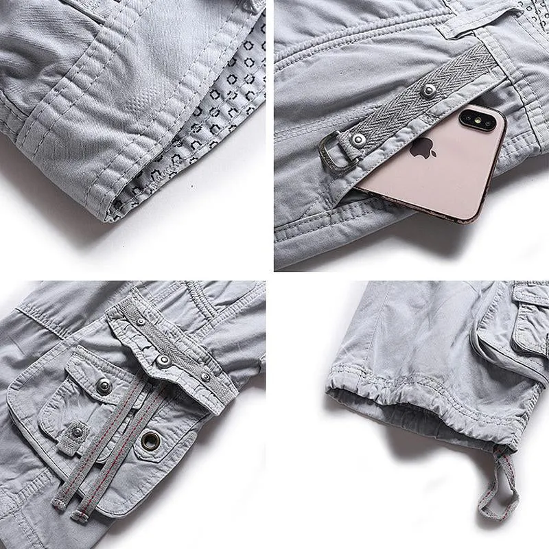 Short cargo vintage pour homme