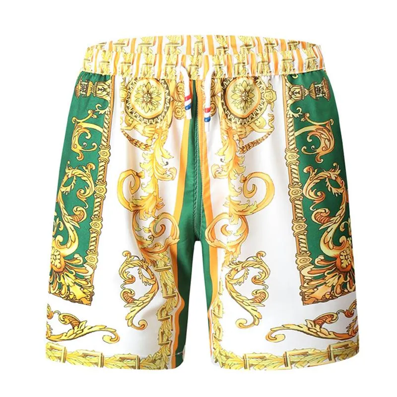 Short de plage à imprimé vintage