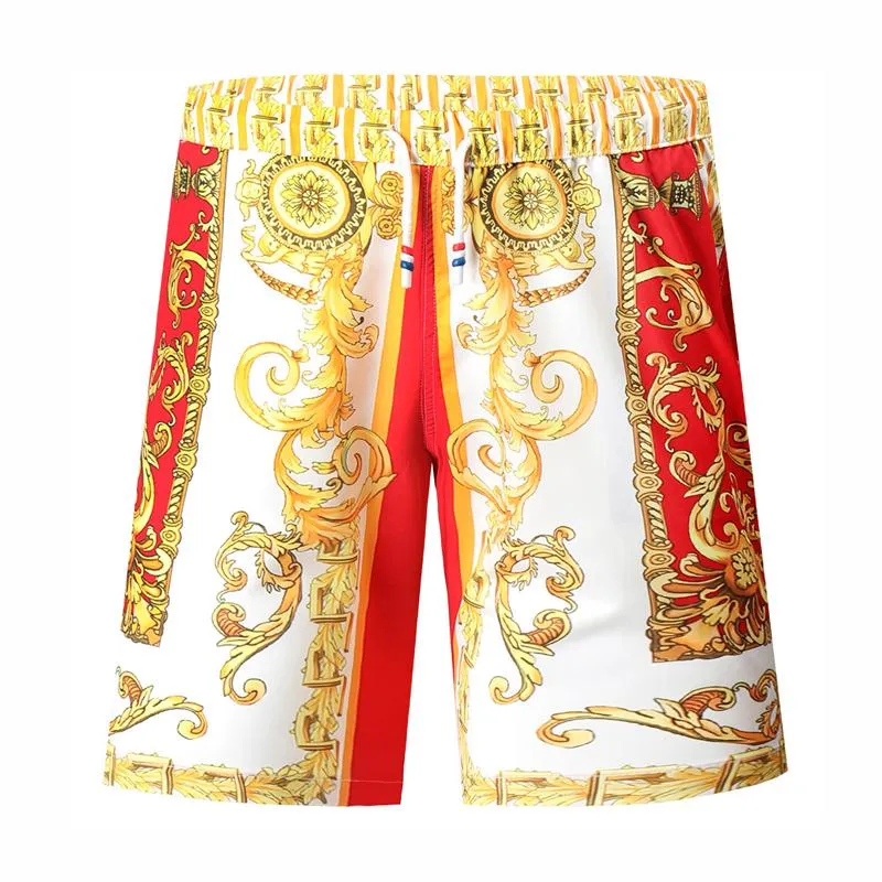 Short de plage à imprimé vintage