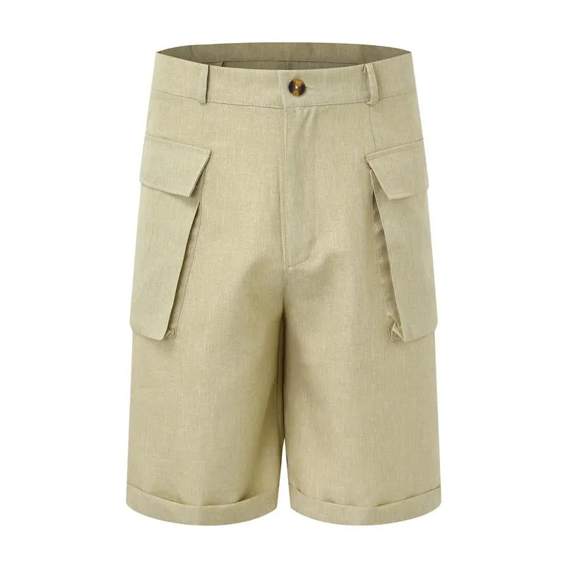 Short de sport de couleur unie pour homme