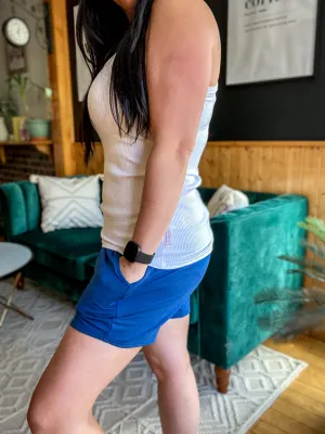 Short Linda - Bleu cobalt LIQUIDATION