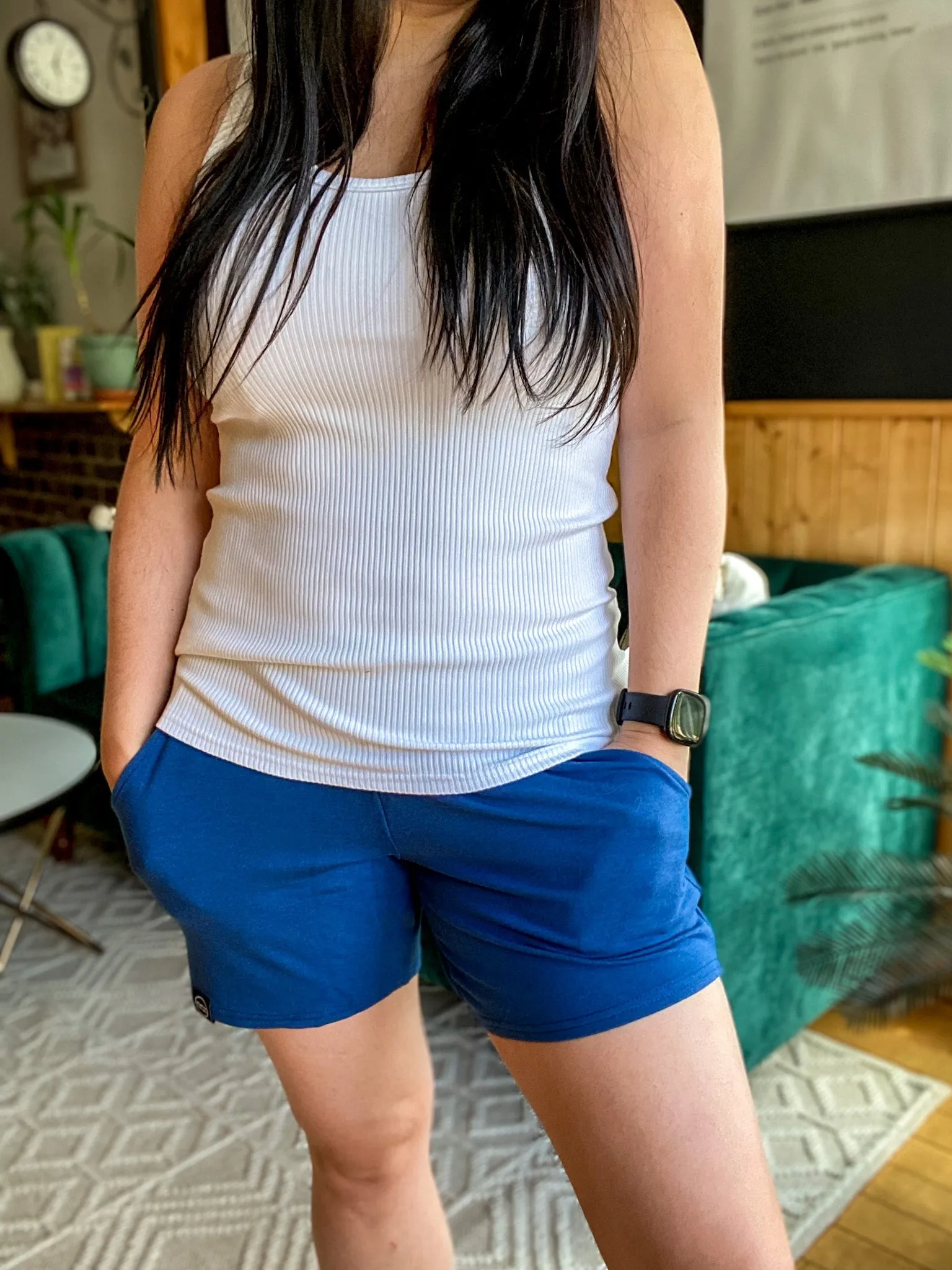 Short Linda - Bleu cobalt LIQUIDATION