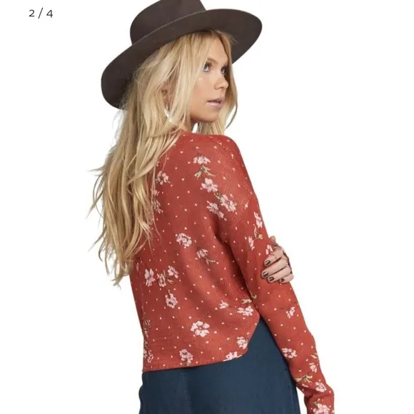 Show Me Your MuMu Dotcha Love Me Knit Sweater Medium