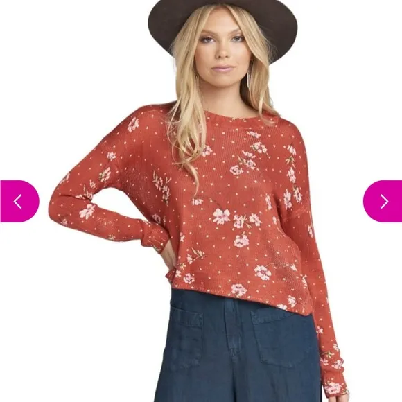 Show Me Your MuMu Dotcha Love Me Knit Sweater Medium
