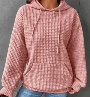 SimpleStyle Women's Solid Knit Hoodie — Women's Hoodie