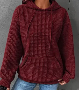 SimpleStyle Women's Solid Knit Hoodie — Women's Hoodie