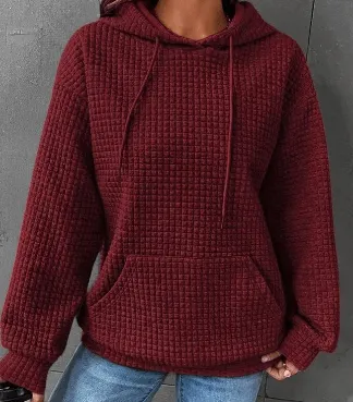 SimpleStyle Women's Solid Knit Hoodie — Women's Hoodie