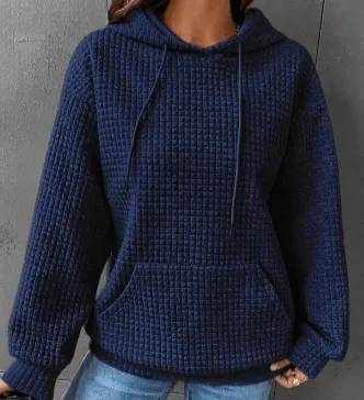 SimpleStyle Women's Solid Knit Hoodie — Women's Hoodie