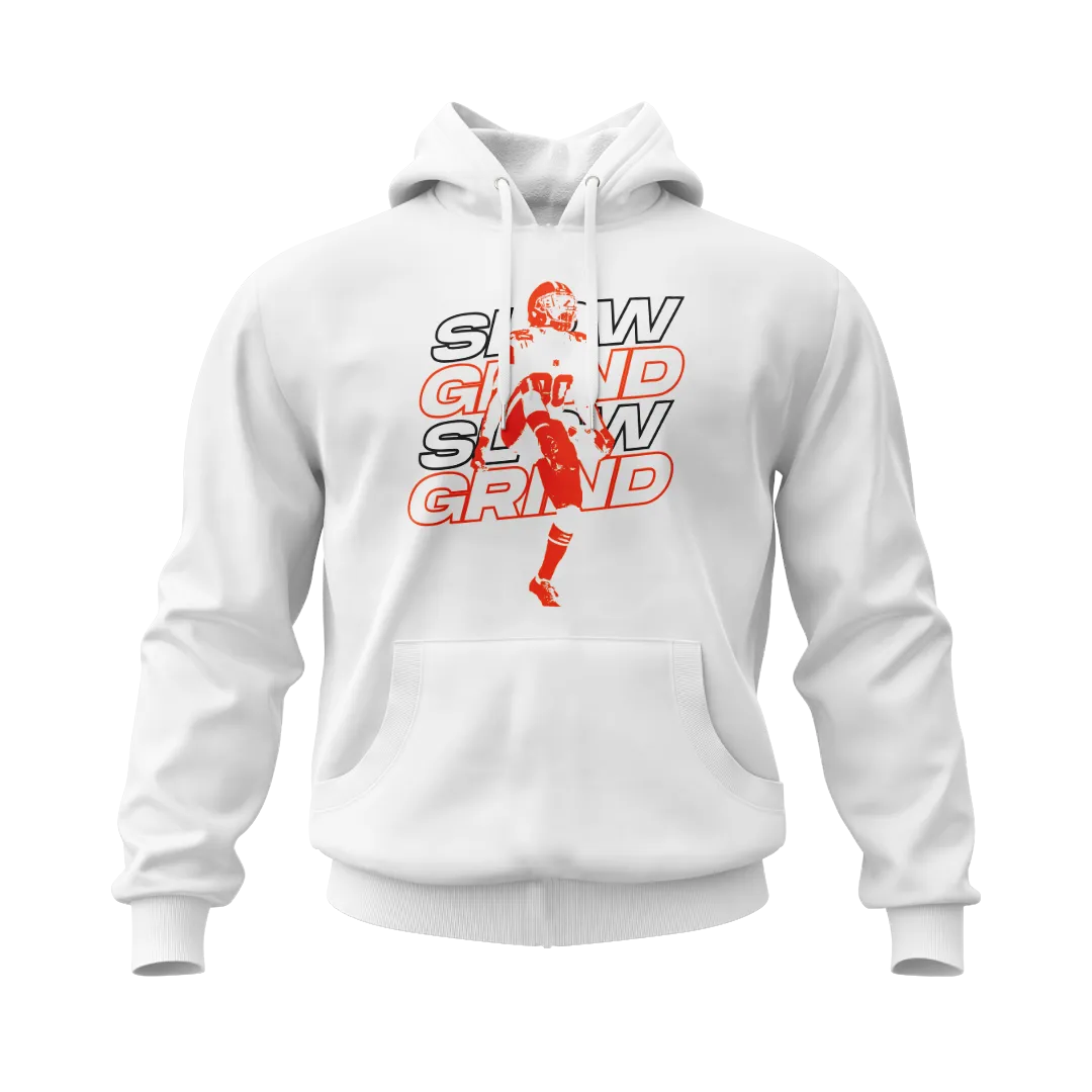 Slow Grind Bold Letter Hoodie