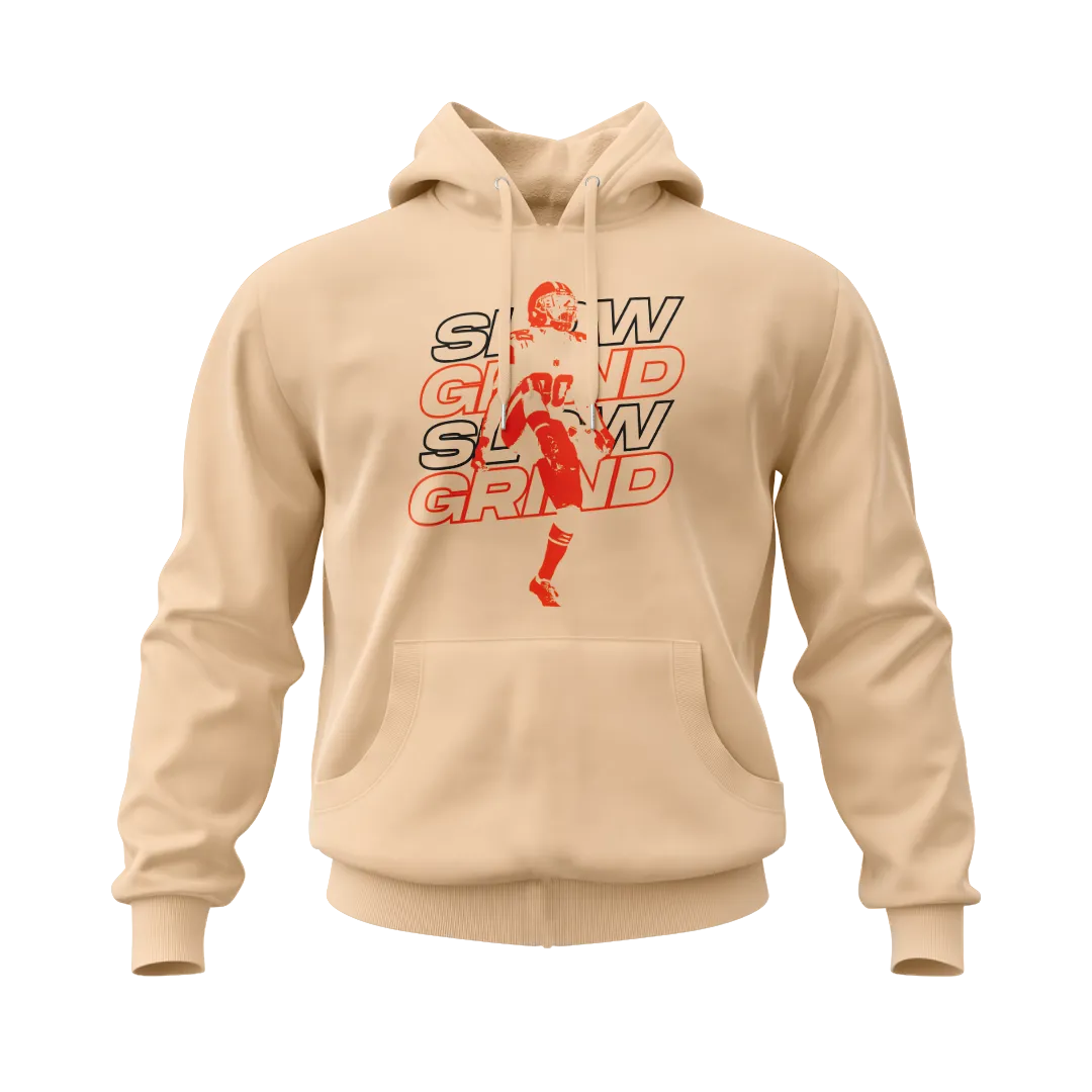 Slow Grind Bold Letter Hoodie