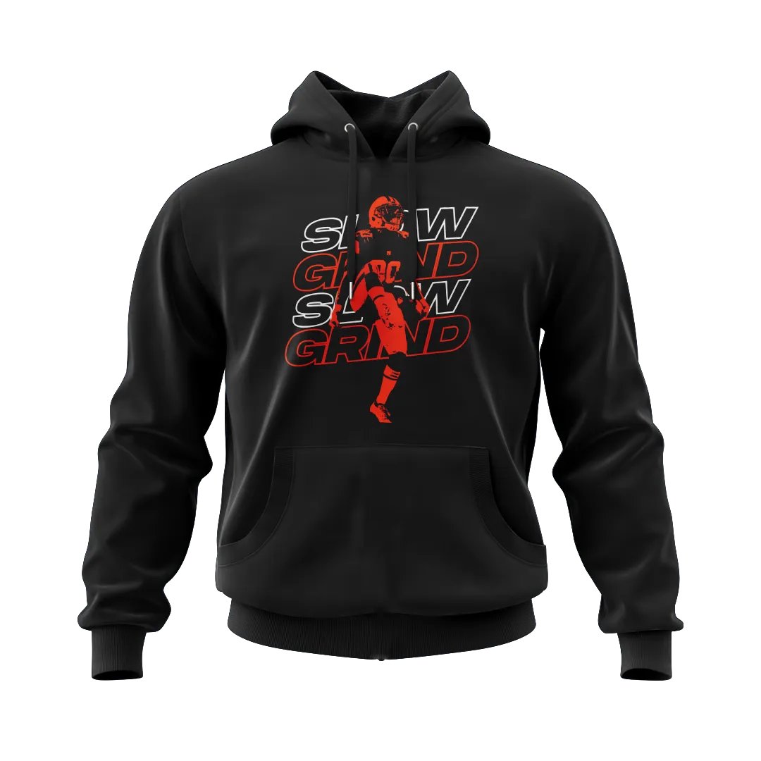 Slow Grind Bold Letter Hoodie