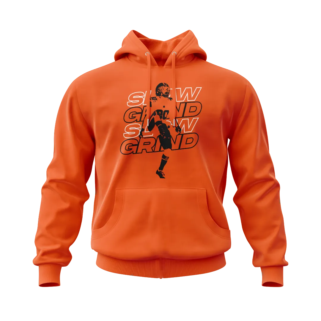 Slow Grind Bold Letter Hoodie