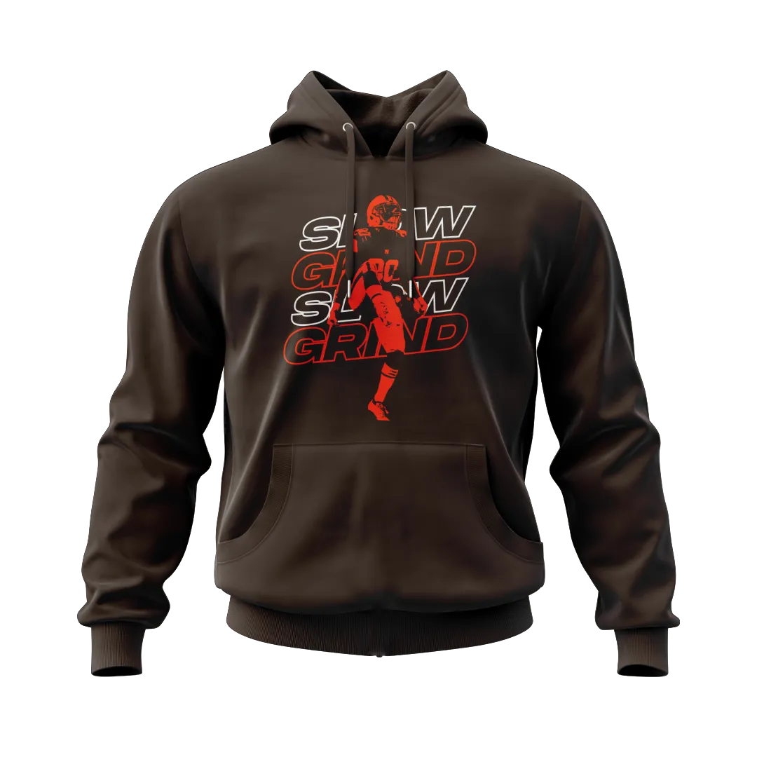 Slow Grind Bold Letter Hoodie