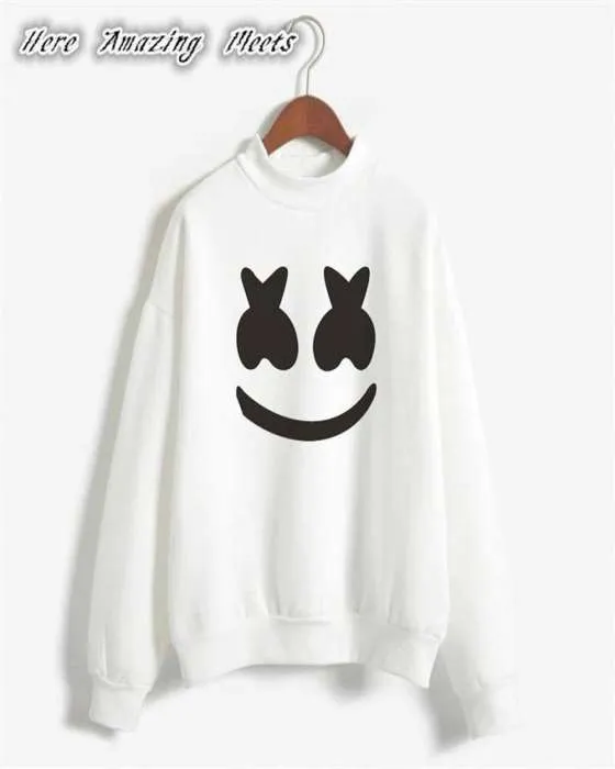 Smile Printed Sweat Shirt For womens