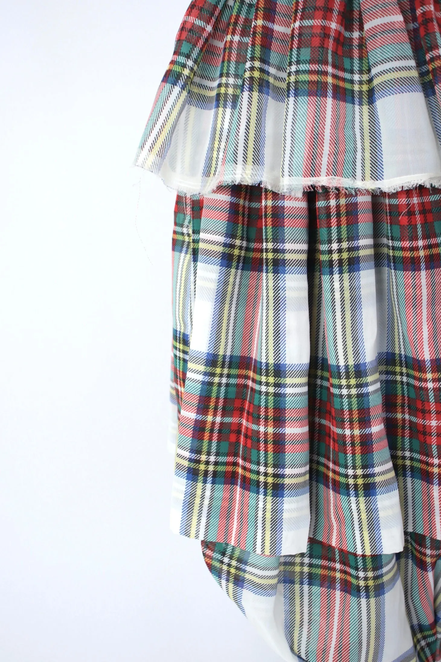 S/S 2005 Comme Des Garçons Chiffon Tartan Pants*