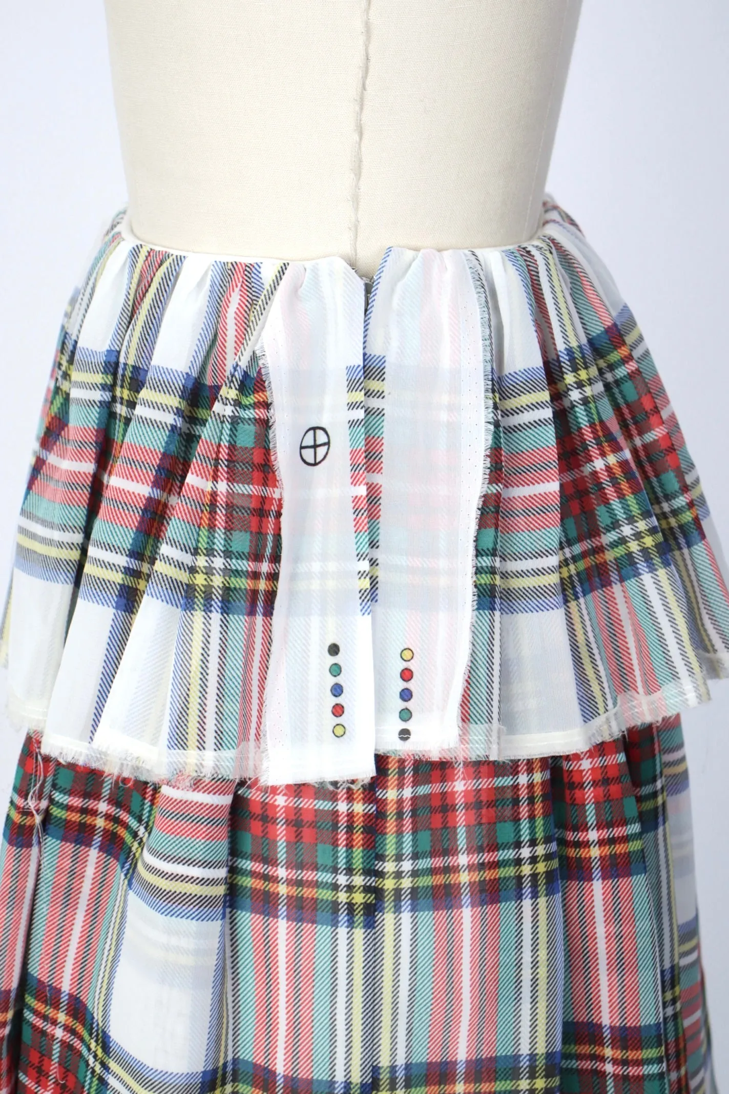 S/S 2005 Comme Des Garçons Chiffon Tartan Pants*