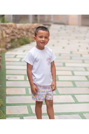 SS24 Rochy Boys Rombos Swimming Shorts