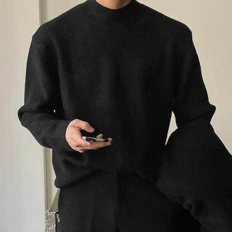 Stand Collar Bottoming Sweater