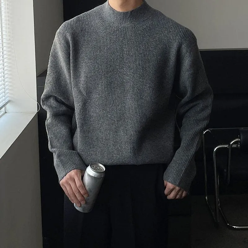 Stand Collar Bottoming Sweater
