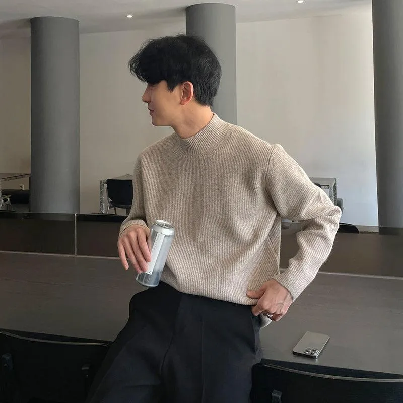 Stand Collar Bottoming Sweater