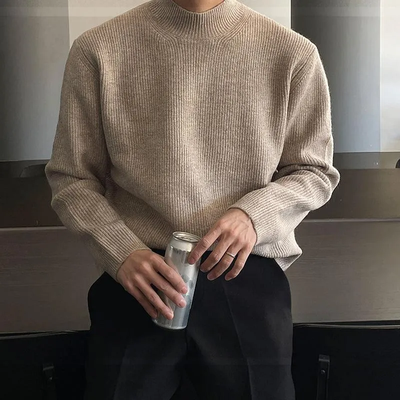 Stand Collar Bottoming Sweater