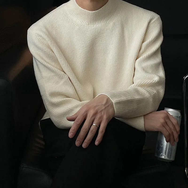 Stand Collar Bottoming Sweater
