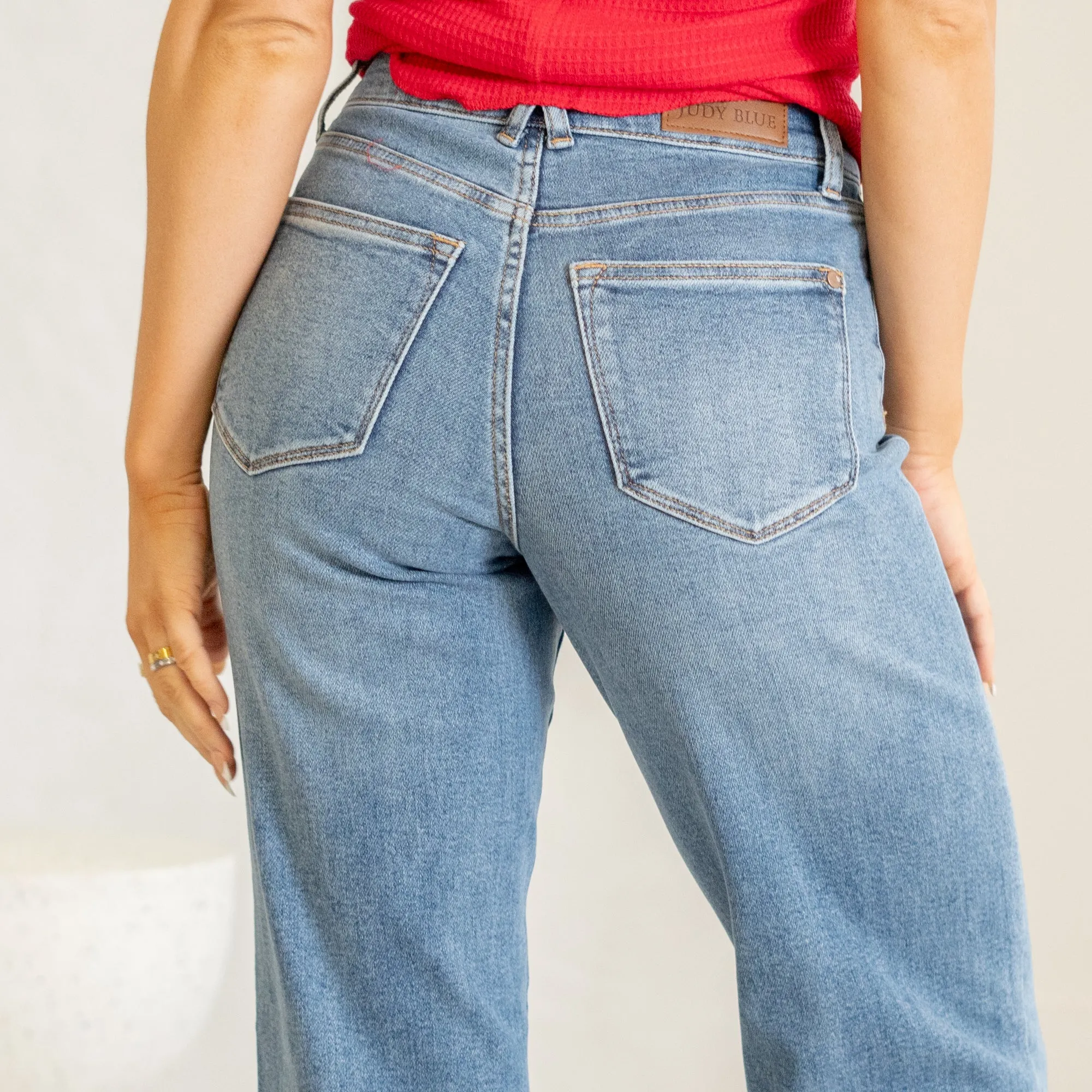 Stars Align High Rise Front Seam Wide Leg Regular & Plus Sizes