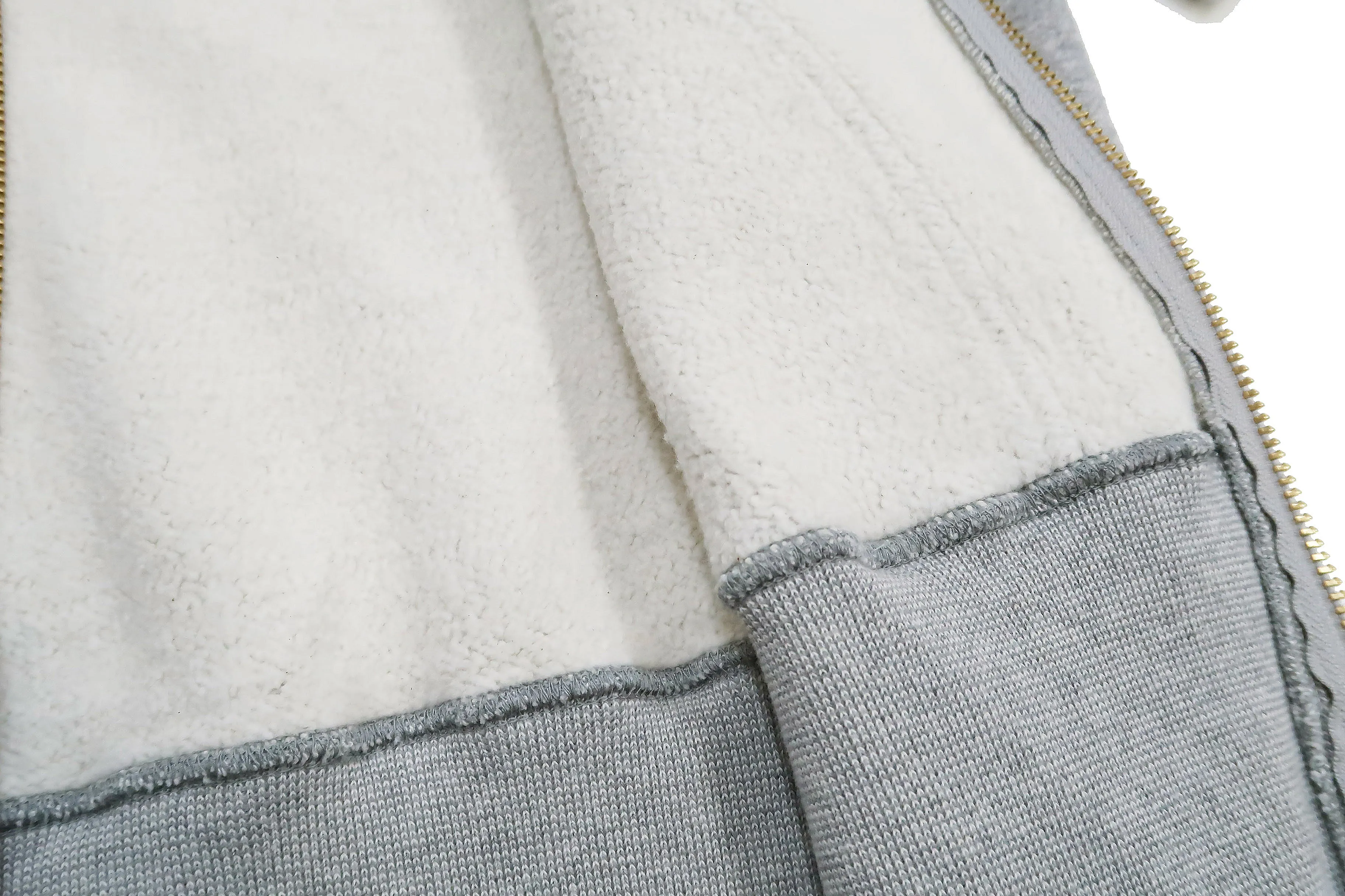 Studio D'artisan Plain Hoodie Men's Solid Zip-Up Hooded Sweatshirt 8087M Heather-Grey