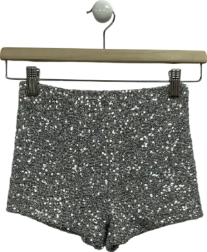 subdued Metallic Sequin Shorts UK XS