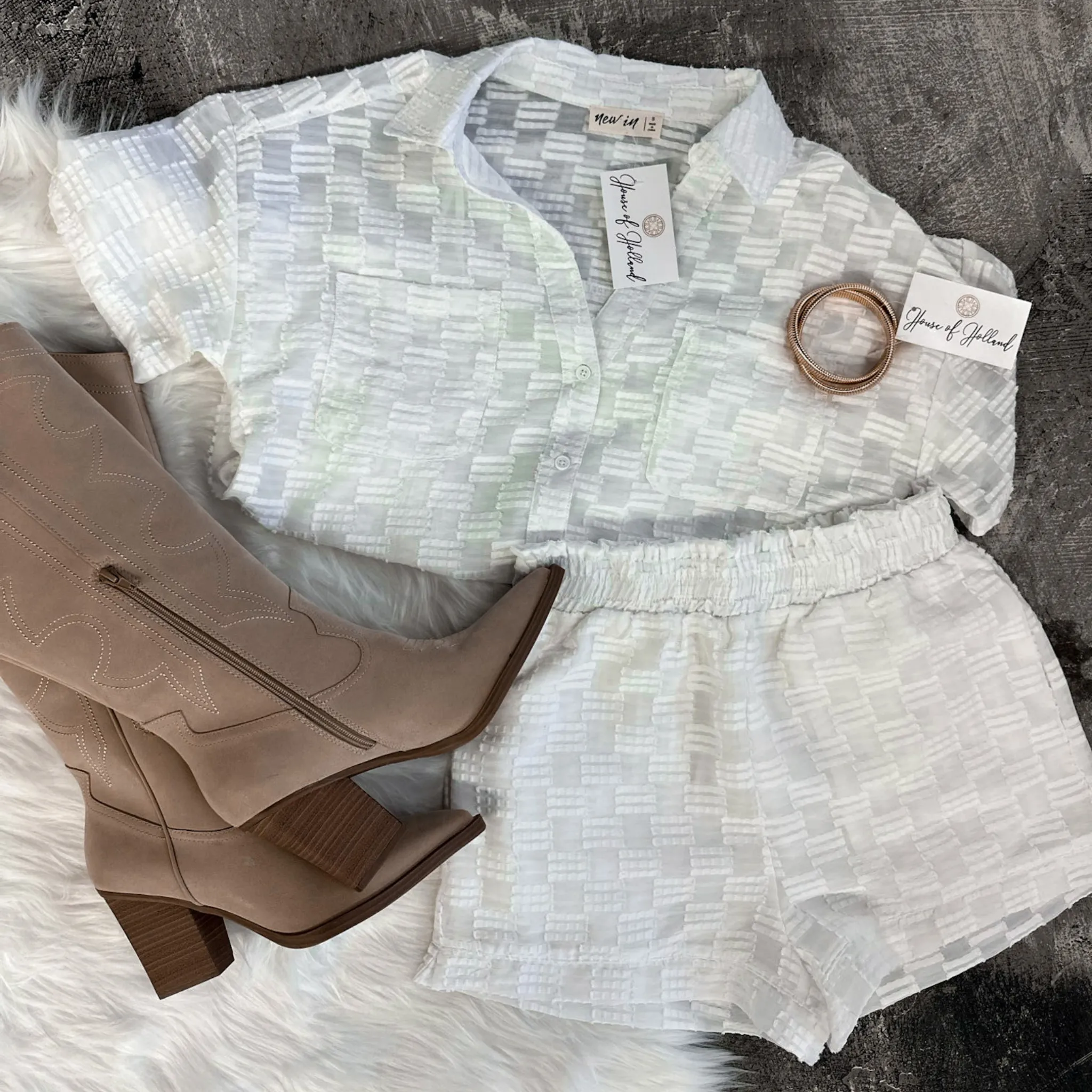 Sunchaser White Matching Set