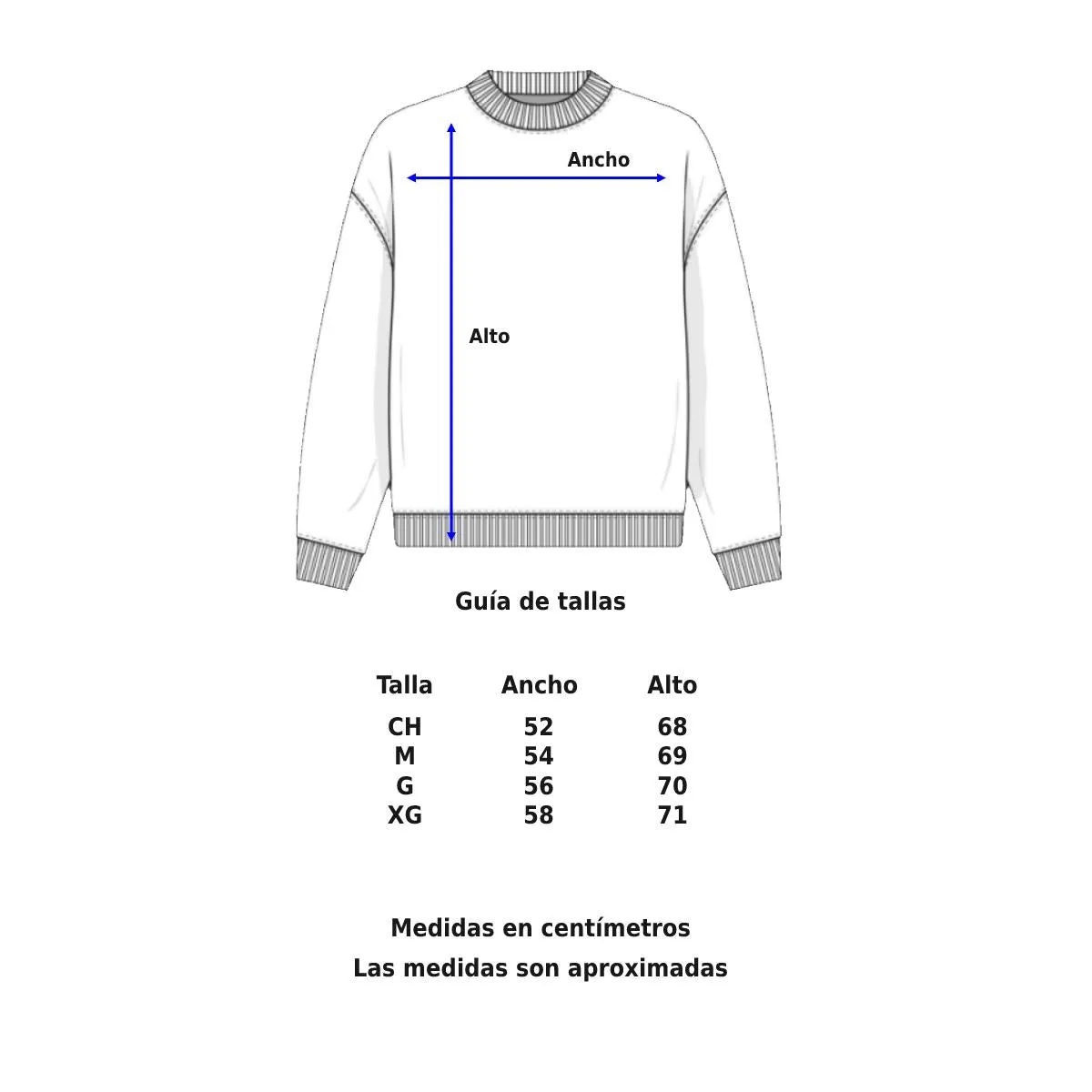 Suéter Acción Poética Unisex Más amor por favor OD76999