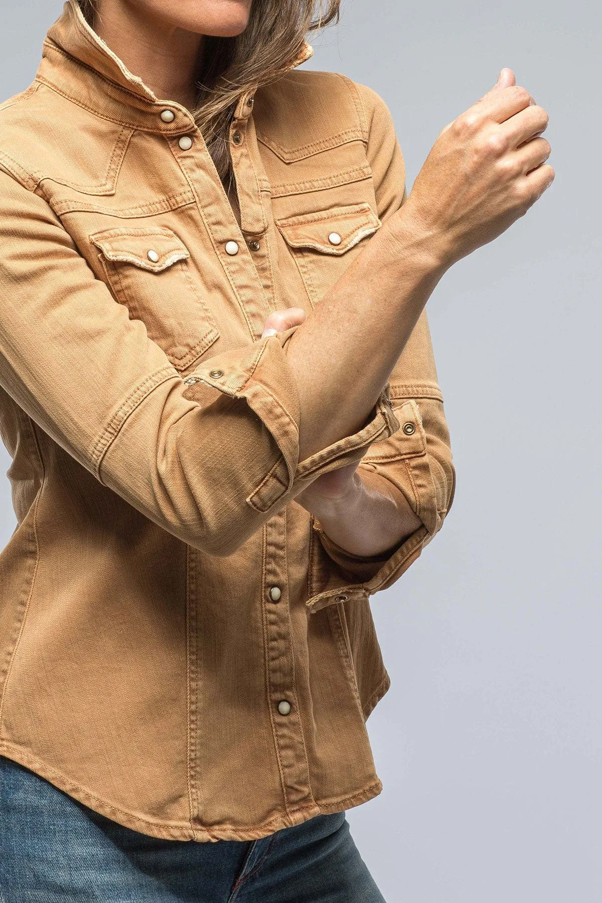 Sweetwater Denim Shirt in Cognac