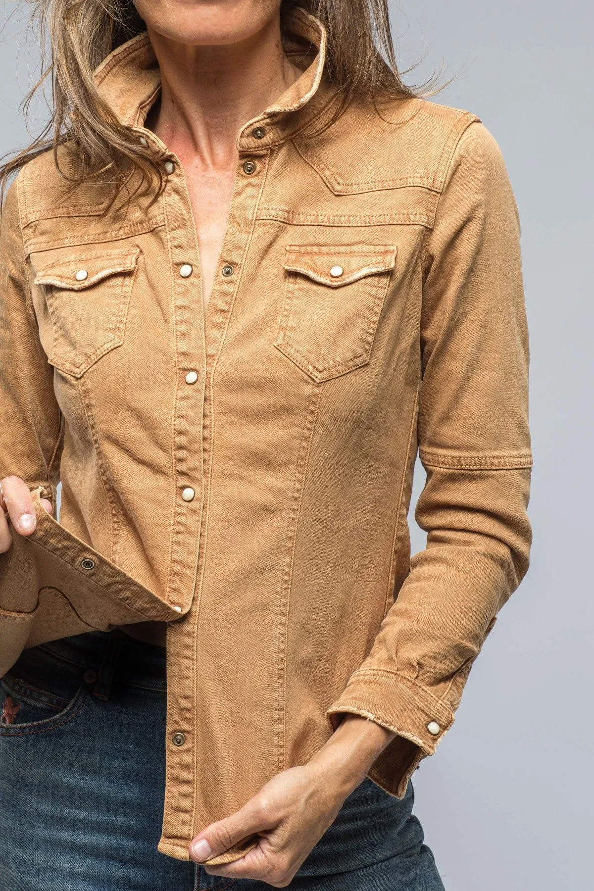 Sweetwater Denim Shirt in Cognac