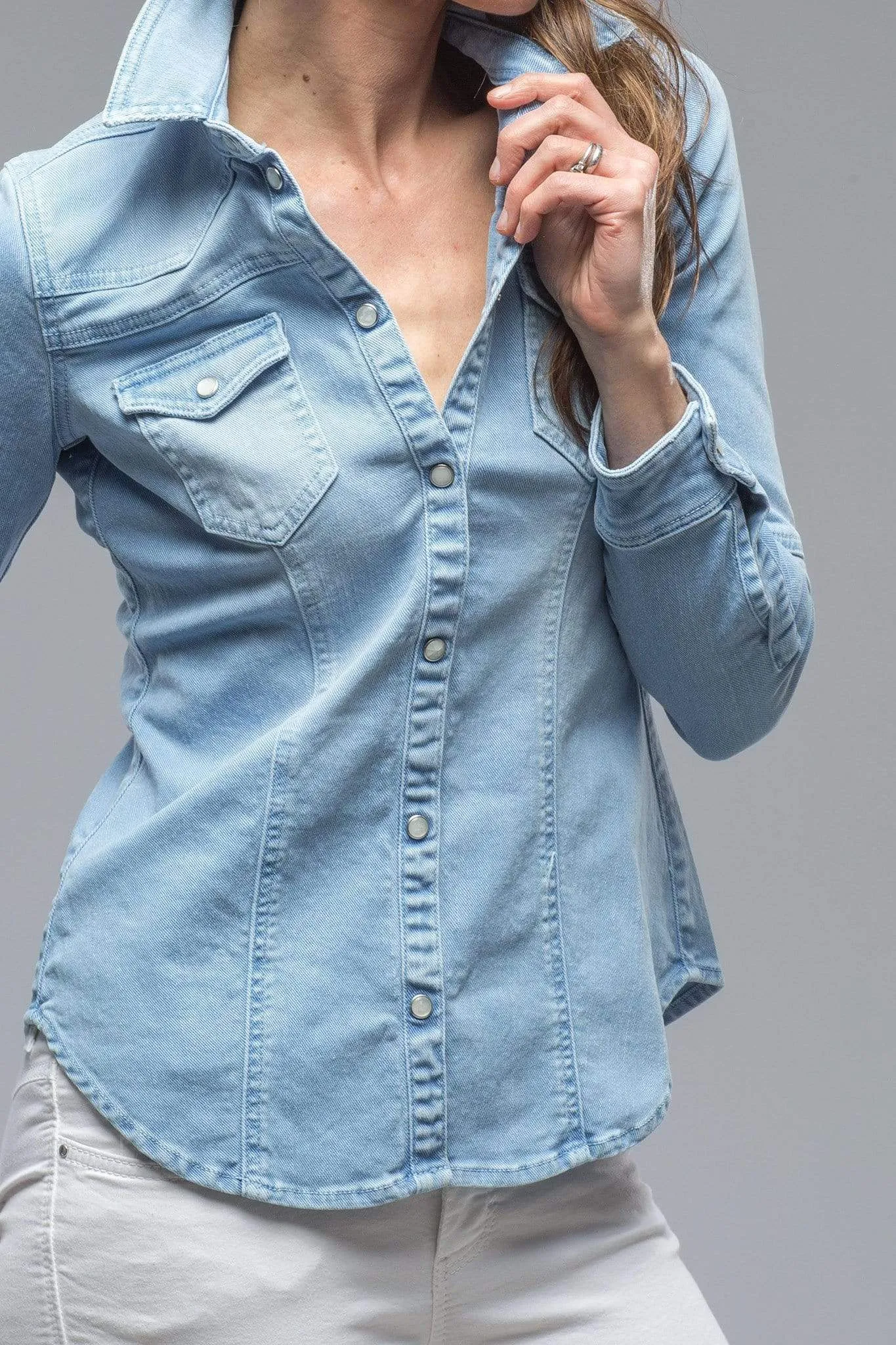 Sweetwater Denim Shirt in Peacock